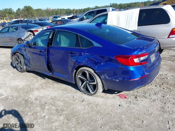 2019 Honda Accord Sedan Sport 1.5T with VIN 1HGCV1F32KA054680, listed as a IAAI auction lot 41088033 with 226,837 mi miles. Bid and sale history available at carsss.com. Image 3.