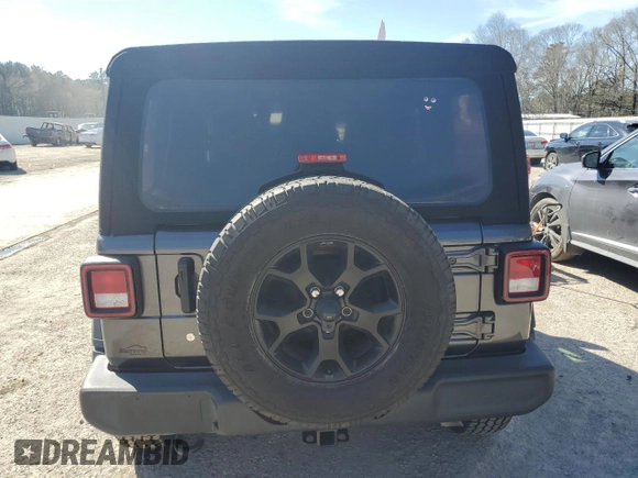 2020 Jeep Wrangler Unlimited Willys z VIN 1C4HJXDN0LW237426, wystawiony jako Copart lot #47174005 z przebiegiem 54 109 mil mil oraz Szkoda całkowita • Salvage title. Historia ofert i sprzedaży dostępna na DreamBid. Obrazek 6.