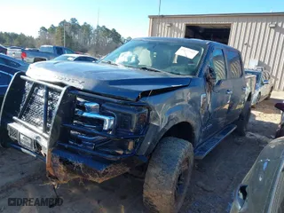 2020 Ford Super Duty F-250 SRW XL with VIN 1FT7W2BT0LED01732, listed as a IAAI auction lot 41277763 with 130,734 mi miles. Bid and sale history available at carsss.com. Image 2.