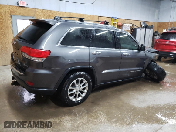 2015 Jeep Grand Cherokee Limited with VIN 1C4RJFBG8FC228367, listed as a Copart auction lot 47945185 with 146,134 mi miles and Clean Title. Bid and sale history available at carsss.com. Image 3.