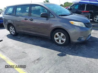 2012 Toyota Sienna with VIN 5TDZK3DC8CS190719, listed as a IAAI auction lot 41983695 with 68,377 mi miles and . Bid and sale history available at DreamBid. Image 1.
