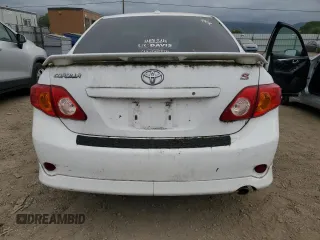 2009 Toyota Corolla with VIN 1NXBU40E09Z012330, listed as a Copart auction lot 52833375 with 193,253 mi miles and Clean Title. Bid and sale history available at carsss.com. Image 6.