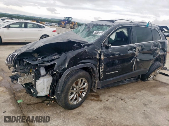 2022 Jeep Cherokee Latitude Lux with VIN 1C4PJLMX3ND501694, listed as a Copart auction lot 60551415 with 112,268 mi miles and Salvage title. Bid and sale history available at DreamBid. Image 1.