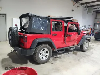 2018 Jeep Wrangler JK Unlimited Sport S with VIN 1C4BJWDG7JL849283, listed as a Copart auction lot 73108554 with 65,382 mi miles and Salvage Title. Bid and sale history available at carsss.com. Image 3.
