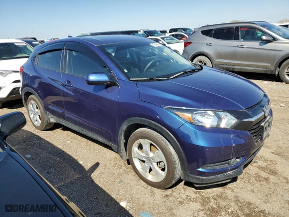 2016 Honda HR-V LX with VIN 3CZRU6H31GM716520, listed as a Copart auction lot 47366035 with 80,665 mi miles and Salvage Title. Bid and sale history available at carsss.com. Image 4.