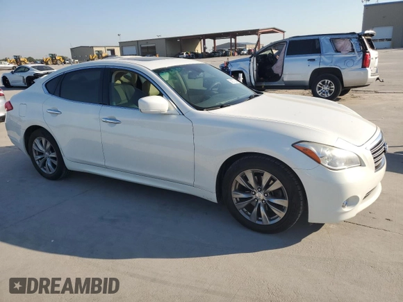 2012 Infiniti M37 with VIN JN1BY1AP6CM331295, listed as a Copart auction lot 74277304 with 179,557 mi miles and Salvage Title. Bid and sale history available at carsss.com. Image 4.