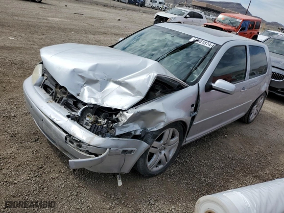 2003 Volkswagen GTI with VIN 9BWDE61J934060133, listed as a Copart auction lot 48001874 with 202,714 mi miles and Salvage Title. Bid and sale history available at carsss.com. Image 1.