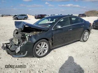2014 Buick Regal Premium I with VIN 2G4GP5EX0E9325205, listed as a Copart auction lot 89346975 with 119,677 mi miles and Salvage Title. Bid and sale history available at DreamBid. Image 1.