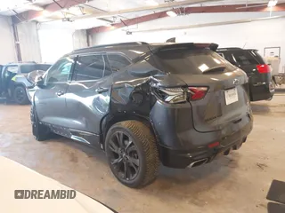 2021 Chevrolet Blazer RS with VIN 3GNKBKRS3MS553847, listed as a IAAI auction lot 42231473 with 51,822 mi miles and . Bid and sale history available at DreamBid. Image 3.