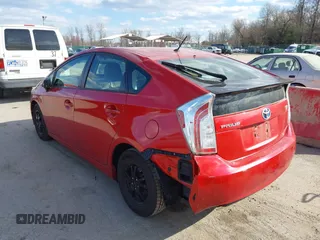 2013 Toyota Prius One with VIN JTDKN3DU0D1639195, listed as a IAAI auction lot 41887377 with 253,934 mi miles and . Bid and sale history available at carsss.com. Image 3.