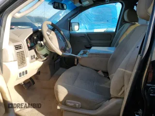2008 Nissan Titan XE with VIN 1N6AA07D68N359813, listed as a Copart auction lot 43197685 with 136,828 mi miles and Salvage Title. Bid and sale history available at carsss.com. Image 7.