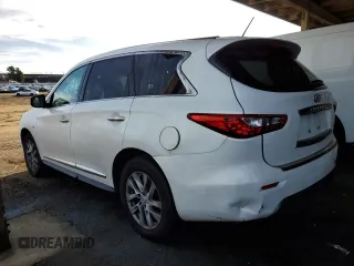2014 Infiniti QX60 with VIN 5N1AL0MN7EC529772, listed as a Copart auction lot 85780664 with 138,426 mi miles and Salvage Title. Bid and sale history available at carsss.com. Image 2.
