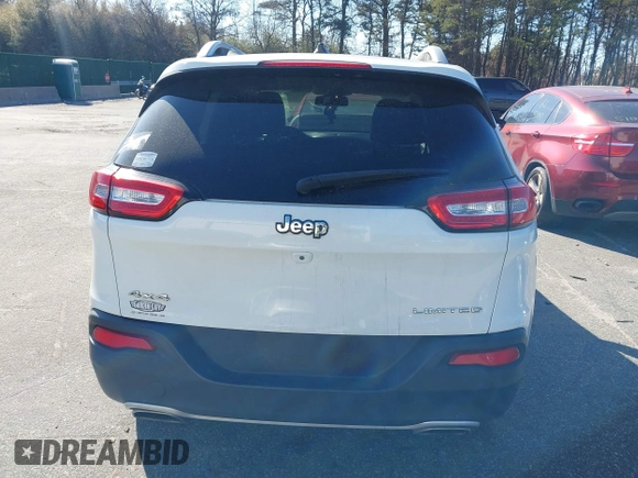 2015 Jeep Cherokee Limited with VIN 1C4PJMDS7FW688762, listed as a IAAI auction lot 41709877 with 154,499 mi miles. Bid and sale history available at carsss.com. Image 16.