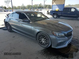 2020 Mercedes-Benz C 63 AMG with VIN 55SWF8GB7LU330754, listed as a Copart auction lot 75277924 with 64,076 mi miles and Salvage title. Bid and sale history available at DreamBid. Image 4.