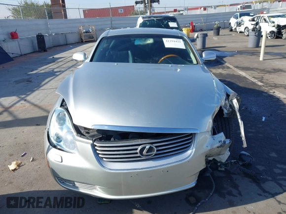 2003 Lexus SC 430 with VIN JTHFN48YX30040084, listed as a IAAI auction lot 41294421 with 121,240 mi miles and . Bid and sale history available at DreamBid. Image 12.