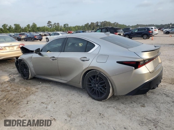 2023 Lexus IS 350 F Sport with VIN JTHGZ1B24P5071822, listed as a Copart auction lot 54992915 with 17,833 mi miles and Salvage title. Bid and sale history available at DreamBid. Image 2.