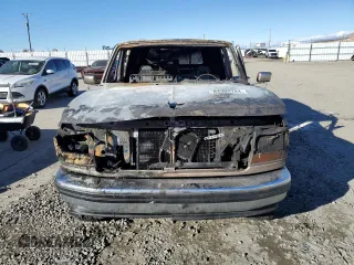 1993 Ford F-150 with VIN 1FTEX14NXPKA30599, listed as a Copart auction lot 84305744 with 0 mi miles and Salvage Title. Bid and sale history available at carsss.com. Image 5.
