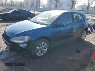 2021 Volkswagen Golf TSI z VIN 3VWG57AUXMM016474, wystawiony jako Copart lot #49394145 z przebiegiem 9 628 mil mil oraz Szkoda całkowita • Salvage title. Historia ofert i sprzedaży dostępna na DreamBid. Obrazek 1.