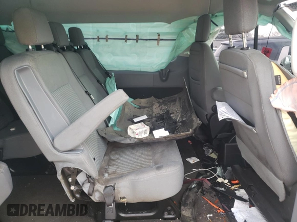 2019 Ford Transit Passenger XL with VIN 1FBZX2YM5KKA47333, listed as a Copart auction lot 44350205 with 84,588 mi miles and Salvage title. Bid and sale history available at DreamBid. Image 11.