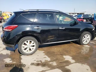 2013 Nissan Murano SL with VIN JN8AZ1MU6DW201129, listed as a Copart auction lot 61658894 with 217,210 mi miles and Salvage Title. Bid and sale history available at carsss.com. Image 3.