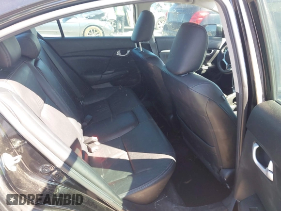 2015 Honda Civic Sedan EX-L with VIN 2HGFB2F90FH546082, listed as a IAAI auction lot 41849194 with 121,161 mi miles. Bid and sale history available at carsss.com. Image 8.