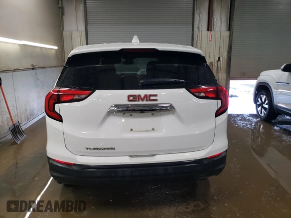 2020 GMC Terrain SLE with VIN 3GKALMEV3LL202544, listed as a Copart auction lot 48913885 with 82,841 mi miles and Salvage Title. Bid and sale history available at carsss.com. Image 6.