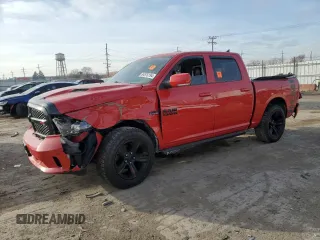 2018 Ram 1500 Night with VIN 1C6RR7MT0JS130142, listed as a Copart auction lot 84876194 with 120,814 mi miles and Salvage Title. Bid and sale history available at carsss.com. Image 1.