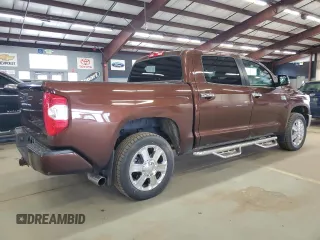 2017 Toyota Tundra Platinum with VIN 5TFAY5F1XHX653027, listed as a Copart auction lot 53504875 with 167,825 mi miles and Clean title. Bid and sale history available at DreamBid. Image 3.