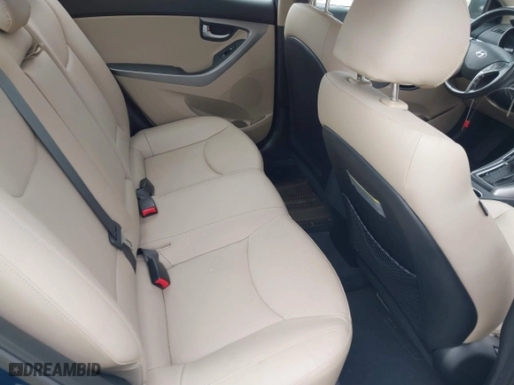 2014 Hyundai Elantra SE with VIN KMHDH4AEXEU039606, listed as a IAAI auction lot 41726852 with 43,717 mi miles. Bid and sale history available at carsss.com. Image 8.