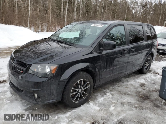 2017 Dodge Grand Caravan SE with VIN 2C4RDGBG2HR629291, listed as a Copart auction lot 46472625 with 164,108 mi miles and Salvage Title. Bid and sale history available at DreamBid. Image 1.