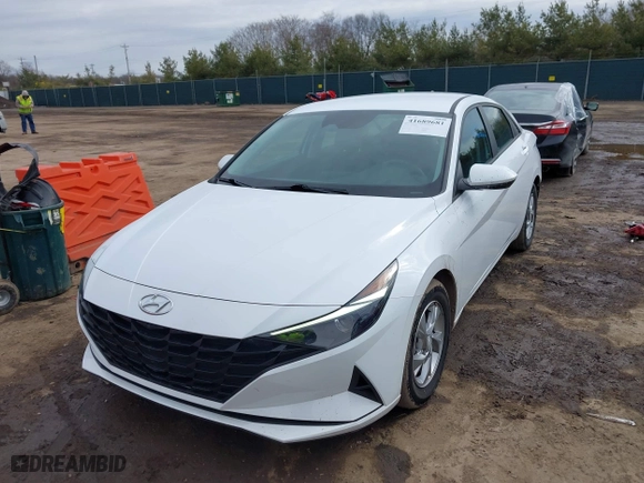 2021 Hyundai Elantra SE with VIN 5NPLL4AG7MH037868, listed as a IAAI auction lot 41689681 with 43,043 mi miles. Bid and sale history available at carsss.com. Image 18.