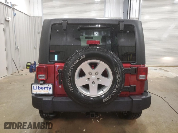 2012 Jeep Wrangler Sport with VIN 1C4GJWAG3CL122090, listed as a Copart auction lot 85251384 with 16,183 mi miles and Clean title. Bid and sale history available at DreamBid. Image 6.