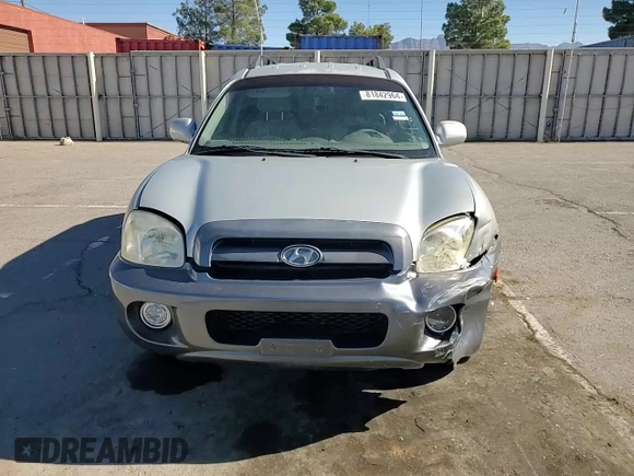 2006 Hyundai Santa Fe GLS with VIN KM8SC13D86U108478, listed as a Copart auction lot 81842964 with 110,919 mi miles and Salvage Title. Bid and sale history available at carsss.com. Image 12.