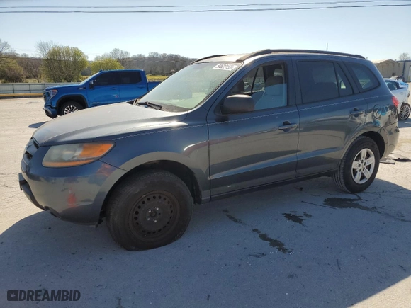 2009 Hyundai Santa Fe GLS with VIN 5NMSG13D49H312005, listed as a Copart auction lot 50622155 with 190,204 mi miles and Clean Title. Bid and sale history available at carsss.com. Image 1.