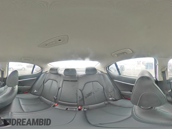 2023 Genesis G70 2.0T with VIN KMTG34TA9PU123771, listed as a Copart auction lot 54739855 with 43,171 mi miles and Salvage title. Bid and sale history available at DreamBid. Image 15.