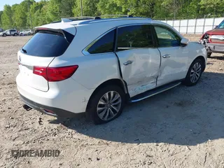 2015 Acura MDX Technology with VIN 5FRYD4H42FB010236, listed as a IAAI auction lot 42060257 with 189,301 mi miles and . Bid and sale history available at DreamBid. Image 4.