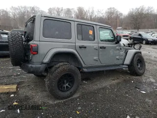 2021 Jeep Wrangler Unlimited Sahara High Altitude z VIN 1C4HJXEN6MW751197, wystawiony jako Copart lot #81239954 z przebiegiem 57 603 mil mil oraz Szkoda całkowita • Salvage title. Historia ofert i sprzedaży dostępna na DreamBid. Obrazek 3.
