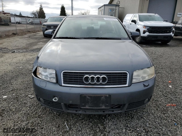 2004 Audi A4 1.8T with VIN WAULC68E24A062424, listed as a Copart auction lot 43200915 with 141,580 mi miles and Salvage Title. Bid and sale history available at carsss.com. Image 5.