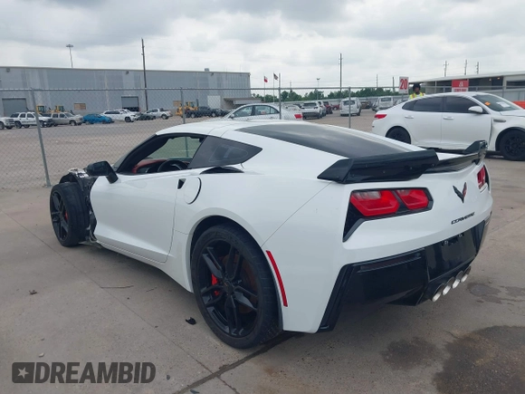 2015 Chevrolet Corvette Z51 3LT with VIN 1G1YL2D76F5112867, listed as a IAAI auction lot 39194815 with 64,225 mi miles. Bid and sale history available at carsss.com. Image 3.