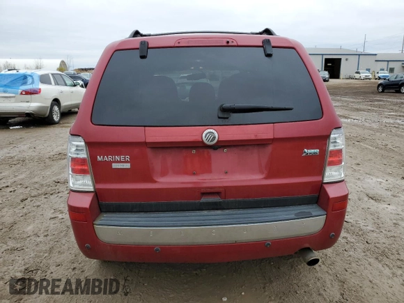 2010 Mercury Mariner Premier with VIN 4M2CN9HG0AKJ04654, listed as a Copart auction lot 80579264 with 185,653 mi miles and Clean Title. Bid and sale history available at carsss.com. Image 6.