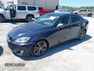 2006 Lexus IS 250 Manual with VIN JTHBK262462019928, listed as a IAAI auction lot 42008086 with 158,330 mi miles. Bid and sale history available at carsss.com. Image 2.