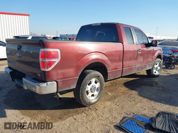 2010 Ford F-150 XL with VIN 1FTEX1C84AKE54282, listed as a IAAI auction lot 41155347 with 162,942 mi miles. Bid and sale history available at carsss.com. Image 4.
