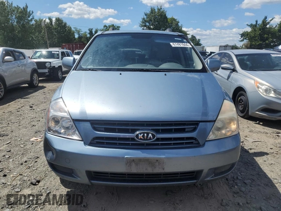 2008 Kia Sedona LX with VIN KNDMB233886230455, listed as a Copart auction lot 61481844 with 222,538 mi miles and Non Repairable. Bid and sale history available at carsss.com. Image 5.