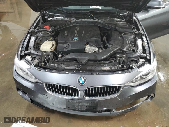 2015 BMW 4 Series 435i xDrive with VIN WBA4B3C51FD670000, listed as a Copart auction lot 50368955 with 75,880 mi miles and Salvage Title. Bid and sale history available at DreamBid. Image 11.