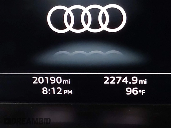 2023 Audi Q5 S line Premium Plus with VIN WA1EAAFYXP2061578, listed as a IAAI auction lot 42338898 with 20,190 mi miles and . Bid and sale history available at DreamBid. Image 15.