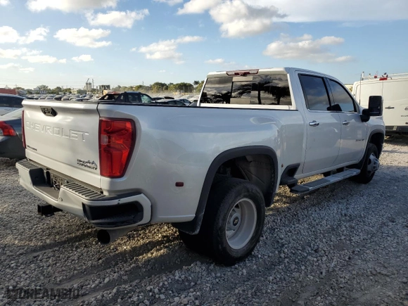 2020 Chevrolet Silverado 3500HD High Country with VIN 1GC4YVEY0LF292045, listed as a Copart auction lot 43163175 with 79,232 mi miles and Salvage Title. Bid and sale history available at carsss.com. Image 3.