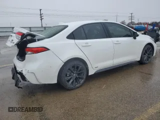 2023 Toyota Corolla Hybrid LE with VIN JTDBDMHE1P3007343, listed as a Copart auction lot 45537195 with 50,913 mi miles and Salvage Title. Bid and sale history available at carsss.com. Image 3.