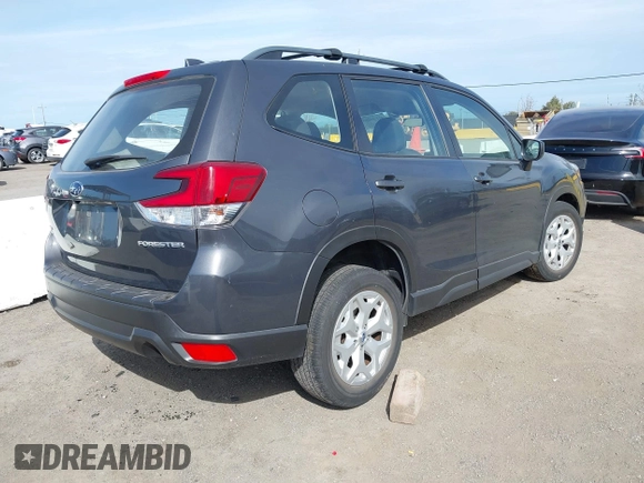 2021 Subaru Forester with VIN JF2SKADC3MH404559, listed as a IAAI auction lot 41858201 with 35,247 mi miles. Bid and sale history available at carsss.com. Image 4.