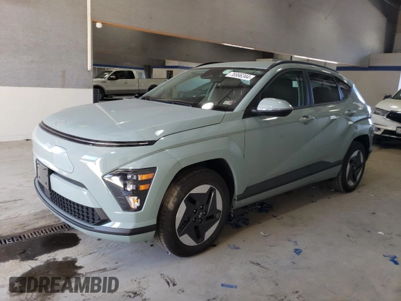 2024 Hyundai Kona SEL with VIN KM8HC3A62RU005782, listed as a Copart auction lot 76996344 with 2,974 mi miles and Salvage Title. Bid and sale history available at DreamBid. Image 1.