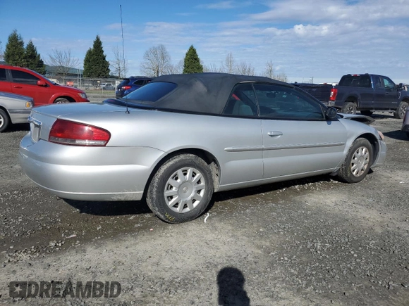 2006 Chrysler Sebring with VIN 1C3EL45X76N102955, listed as a Copart auction lot 50058875 with 126,887 mi miles and Salvage Title. Bid and sale history available at DreamBid. Image 3.